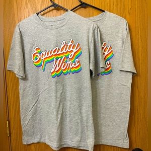 Matching Pride Shirts size M set of 2